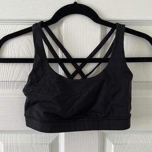 Lululemon black sports bra